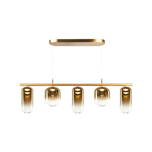 Matteo Lighting Refrax in Aged Gold Brass Pendant Model: C37405AGAG