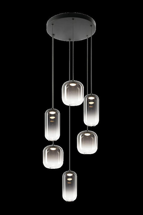 Matteo Lighting Refrax in Aged Gold Brass Pendant Model: C37406AGAG