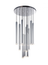 Matteo Lighting Reign 12 Light Pendant in Black Model: C78312MB