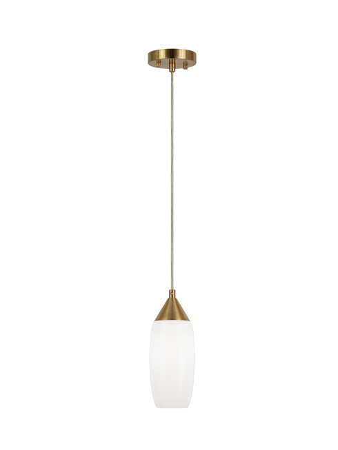 Matteo Lighting Reya 1 Light Pendant in Black Model: C74011BK