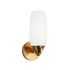 Matteo Lighting Reya 1 Light Wall Sconce in Black Model: W74011BK