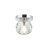 Matteo Lighting Rosa 1 Light Flush Mounts in Chrome Model: X61401CH