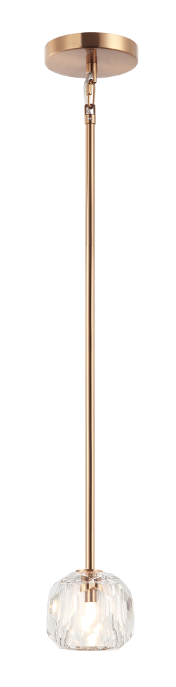 Matteo Lighting Rosa 1 Light Pendants in Black Model: C61401MB
