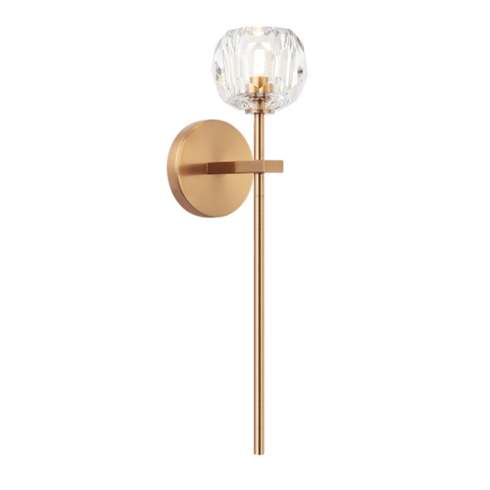 Matteo Lighting Rosa 1 Light Wall Sconce in Black Model: W61411MB