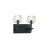 Matteo Lighting Rosa 2 Light Wall Sconce in Black Model: W61402MB