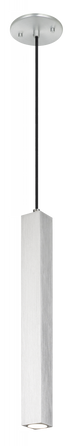 Matteo Lighting Royce 1 Light Pendant in Aluminum Model: C79401AL