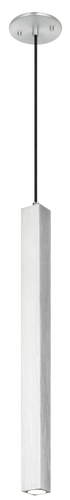 Matteo Lighting Royce 1 Light Pendant in Aluminum Model: C79411AL