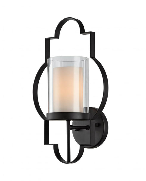 Matteo Lighting Scepter 1 Light Wall Sconce in Bronze Model: W56801BZ