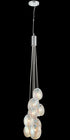 Matteo Lighting Shelly 8 Light Pendants in Black Model: C36608MB