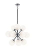 Matteo Lighting Soleil in Aged Gold Brass Chandelier Model: C62812AGCL