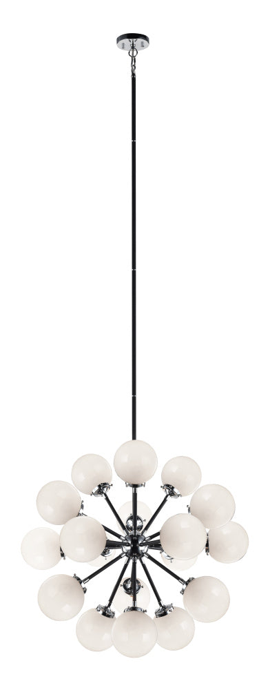 Matteo Lighting Soleil in Aged Gold Brass Chandelier Model: C62818AGOP