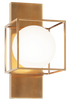 Matteo Lighting Squircle 1 Light Wall Sconce in Black Model: S03811BK