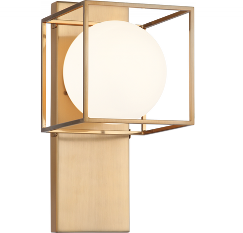 Matteo Lighting Squircle 1 Light Wall Sconce in Chrome Model: S03801CH