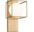 Matteo Lighting Squircle 1 Light Wall Sconce in Chrome Model: S03801CH