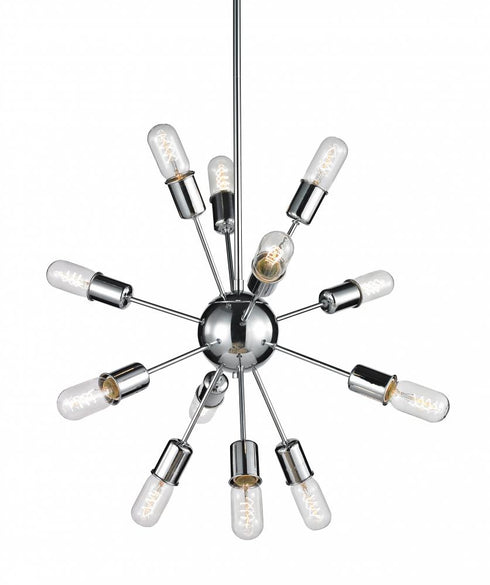 Matteo Lighting STANHILL VISION 12 Light Chandelier in Chrome Model: C49912CH