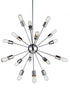 Matteo Lighting Stanhill Vision 16 Light Chandelier in Chrome Model: C49916CH
