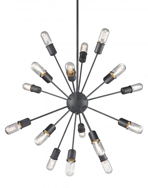 Matteo Lighting Stanhill Vision 16 Light Chandelier in Chrome Model: C49916CH