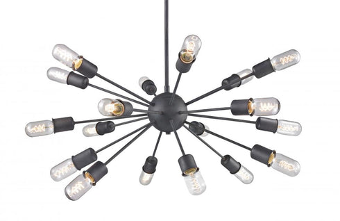 Matteo Lighting Stanhill Vision 18 Light Chandelier in Chrome Model: C49918CH