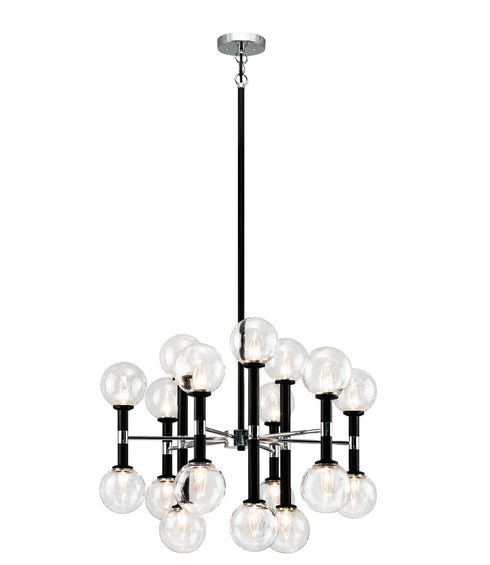 Matteo Lighting Stellar in Black Chandelier Model: C75318BKCL