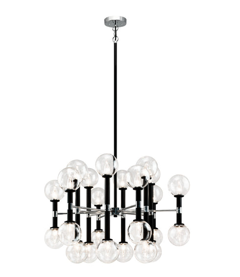 Matteo Lighting Stellar in Black Chandelier Model: C75324BKCL