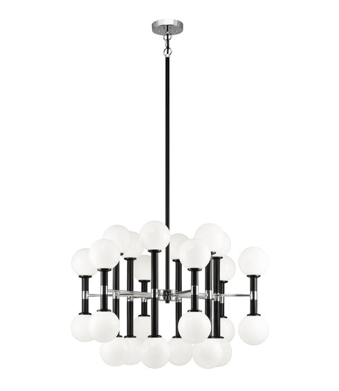 Matteo Lighting Stellar in Black Chandelier Model: C75324BKCL
