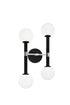 Matteo Lighting Stellar in Black Wall Sconce Model: W75304BKCL