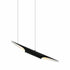 Matteo Lighting Stylus 2 Light Chandelier in Combination Finishes Model: C32412AG