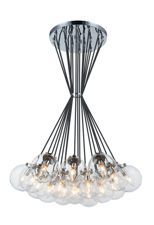 Matteo Lighting The Bougie in Aged Gold Brass Chandelier Model: C63019AGCL