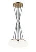 Matteo Lighting The Bougie in Aged Gold Brass Pendant Model: C63007AGCL
