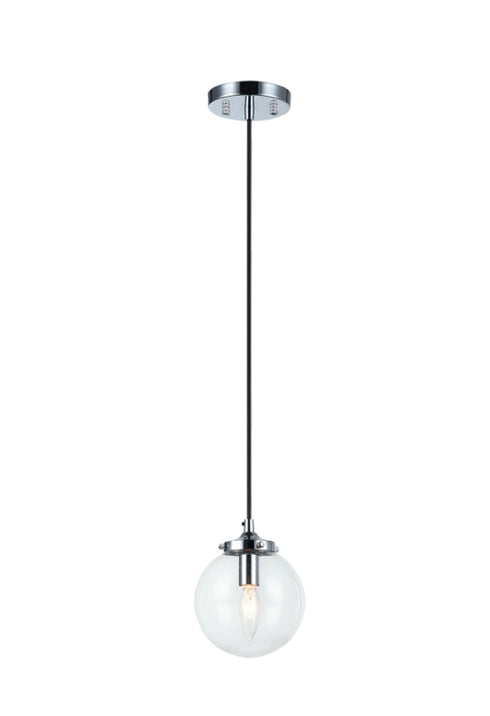 Matteo Lighting The Bougie in Chrome Pendant Model: C63001CHCL