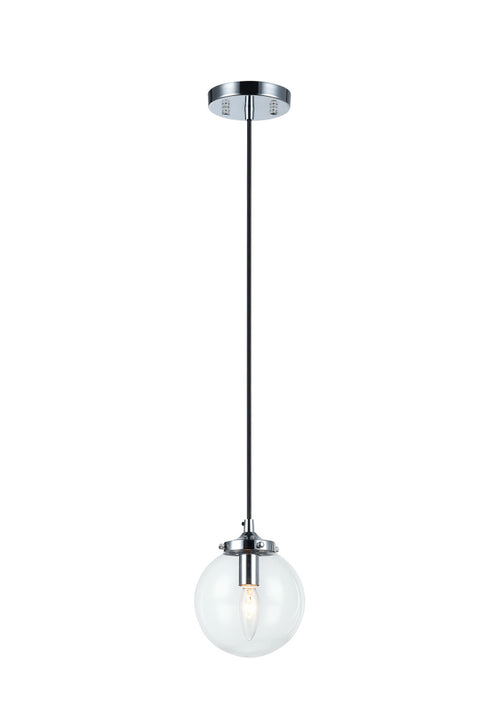 Matteo Lighting The Bougie in Chrome Pendant Model: C63001CHCL