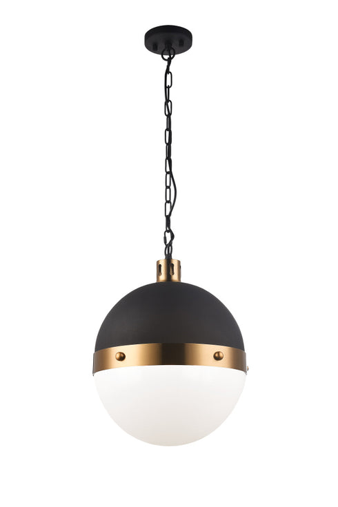 Matteo Lighting Torino in Aged Gold Brass Pendant Model: C61803AGCL
