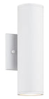 Matteo Lighting Tubular 2 Light Wall Sconce in White Model: S10222MW
