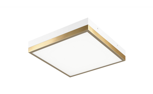 Matteo Lighting Tux 1 Light Flush Mounts in Black Brass Gold Model: M11411BKAG