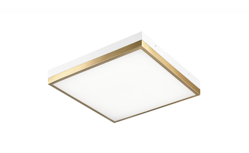 Matteo Lighting Tux 1 Light Flush Mounts in Black Brass Gold Model: M11414BKAG