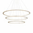 Matteo Lighting Victoria 3 Light Pendants in Gold Model: C66196BG