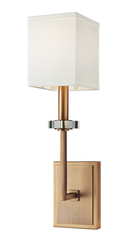 Matteo Lighting Wall Sconce Collections 1 Light Wall Sconce in Combination Finishes Model: W52201AG