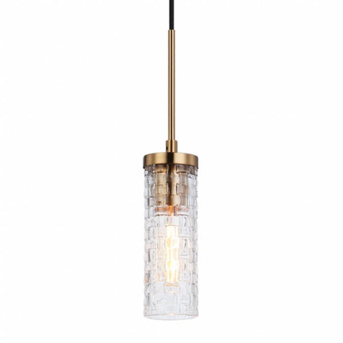 Matteo Lighting Weaver 1 Light Pendants in Black Model: C32101BK