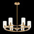 Matteo Lighting Westlock 6 Light Pendants in Combination Finishes Model: C34006AG