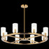 Matteo Lighting Westlock 8 Light Pendants in Combination Finishes Model: C34008AG