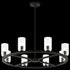 Matteo Lighting Westlock 8 Light Pendants in Combination Finishes Model: C34008AG