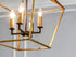 Maxim Abode Chandelier in Gold Leaf Textured Black Finish Model: 25155GLTXB