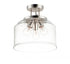 Maxim Acadia Semi Flush Mount in Heritage Finish Model: 12271CDHR
