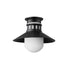 Maxim Admiralty Outdoor Flush Mount in Black Finish Model: 35120SWBK