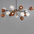 Maxim Akimbo Multi Light Pendant in Dark Bronze/Antique Brass Finish Model: 28279DBZAB