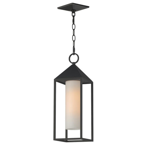 Maxim Aldous Outdoor Pendant in Black Finish Model: 30079SWBK