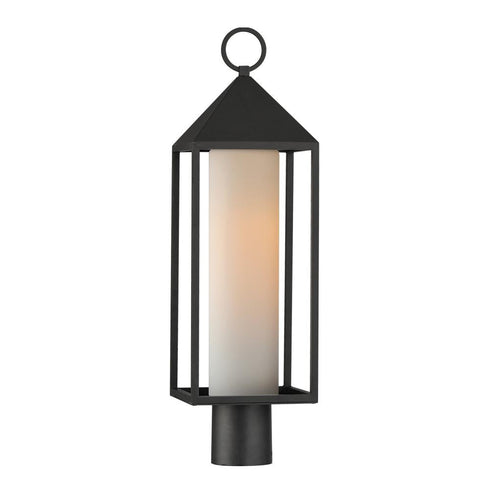 Maxim Aldous Outdoor Pol Post Mount in Black Finish Model: 30070SWBK