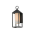 Maxim Aldous Outdoor Wall Mount in Black Finish Model: 30072SWBK