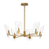 Maxim Armory Chandelier in Black Finish Model: 32356CLBK