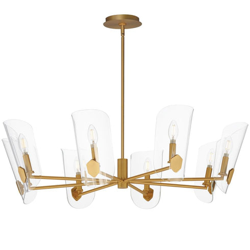 Maxim Armory Chandelier in Black Finish Model: 32358CLBK